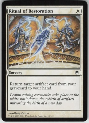 Ritual of Restoration C Darksteel 13 NM - Image 1 of 2
