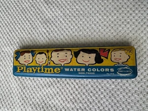 Vintage Binney & Smith PLAYTIME Aquarelle Farbe Set USA - Bild 1 von 10