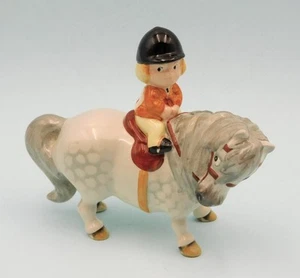 RARE! BESWICK Norman Thelwell *AN ANGEL ON HORSEBACK* 2704A Grey - Excellent - Picture 1 of 14