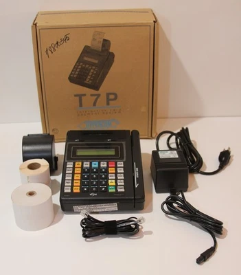 HYPERCOM T7P Credit Card Machine Reader with Power Supply - NEW OLD STOCK - Image 1 of 4
