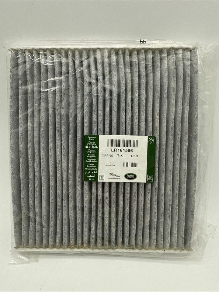 2017-2023 VELAR GENUÍNO DE FÁBRICA FABRICANTE DE EQUIPAMENTO ORIGINAL LAND ROVER FILTRO AC LR161566 - Imagem 1 de 4