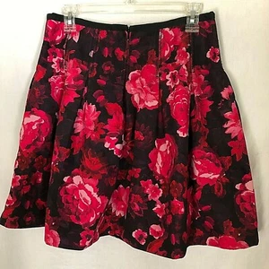 GAP Floral Inverted Pleats a-Line Flare Mini Skirt HIgh Quality Fully Lined - Picture 1 of 12