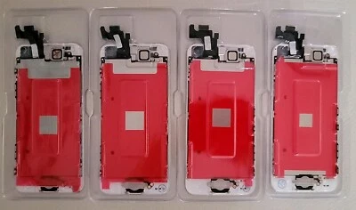 4x COMPLETE LCD ASSEMBLY WHITE Aftermarket Touch Screen & Digitizer For iPhone 5 - Image 1 of 4