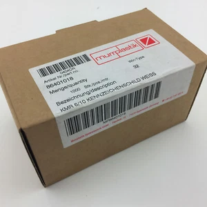 MURRPLASTIK 86401018 KMR 6/10 label plate (single-line) White Qty 1000 - Picture 1 of 2