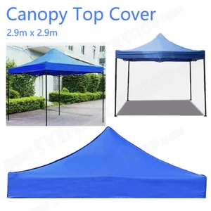 Blue Gazebo Top Cover Waterproof Canopy Replacement Roof Garden Tent Party Event - Picture 1 of 13