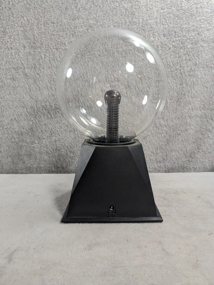 Lámpara de bola de plasma grande de 6" bola de luz 8,5" de alto - ¡Sin cable!! Foto 1 de 4
