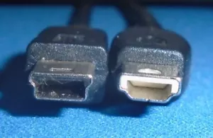 Mini USB A male to B male cable (30cm) - Picture 1 of 4