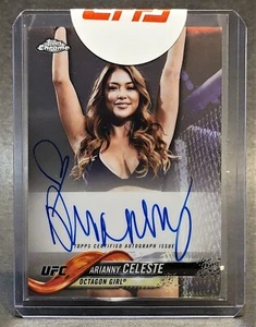 2018 Topps Chrome UFC  Silver Refractor Autographs FAAC Arianny Celeste Exchange - Picture 1 of 2