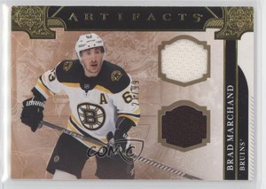 2019 Upper Deck Artifacts Stars Horizontal Gold Material /99 Brad Marchand #116