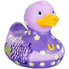Bud Duck Luxury Lavender Rubber Bath Toy Collectable Novelty Collectors Gift