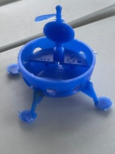 Vintage Cereal Premiums Quaker Cereal Quisp Spaceship - EXTREMELY  RARE 1960's.