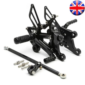 CNC Rearsets Footpeg Rear Set Foot Peg For Yamaha YZF R125 MT125 2008-2013 2009 - Picture 1 of 9