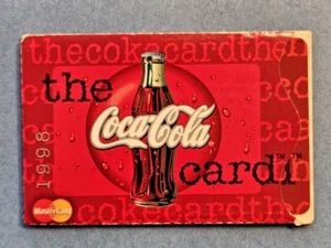 1998 Coca-Cola “The Card” Discount Card Mastercard - Picture 1 of 13