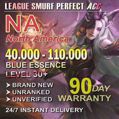 NA 🌍 League Of Legends LOL Acc 40.000-100.000 BE🦅CAPS UNRANKED SMURF L30 • 2.69€