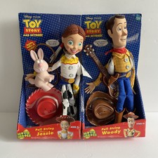 Toy Story And Beyond Pull String Jessie & Woody 2002 Works Box Wear