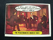 1975 Topps Hysterical History Sticker # 27 The Peacemakers March 1865 (VG/EX)