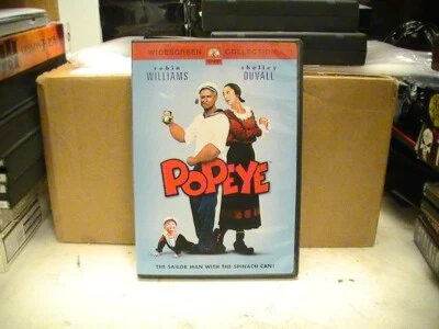 Popeye 1980 DVD 2008 Robin Williams Shelley Duvall Robert Altman Nilsson Spinach - Image 1 of 4