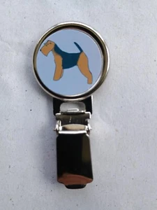 Welsh Terrier Dog Show Ring Number Clip - Picture 1 of 4