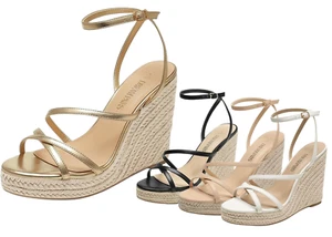 Women Casual Platform Sandals Ankle Strap Open Toe Espadrille Wedge Sandals - Picture 1 of 22