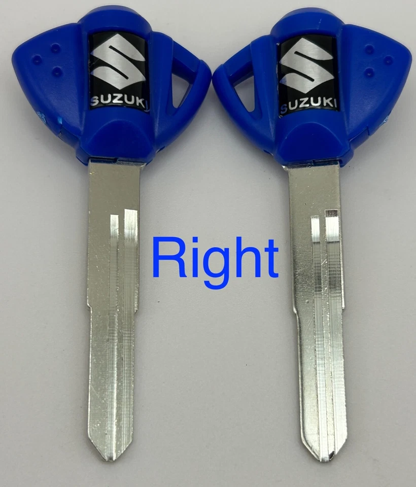 2 Key Blank Suzuki AN125 Boulevard S40 DR S50 S83 Cavalcade GV1400 DR-Z DR100 50 - Image 1 of 1