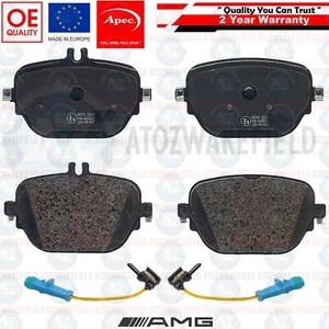 PASTILLAS DE FRENO DE APEC TRASERO SENSORES DE CABLE PARA MERCEDES AMG GLC63 E53 E53 GLC63S - Imagen 1 de 1