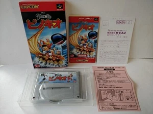 Disney's Pinocchio Super Famicom Cartridge, Manual, in Box set, tested-e1010- - Picture 1 of 12