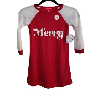 Family PJs Macys Christmas Holiday Kids Nightshirt Size XS - Picture 1 of 7