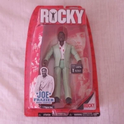 Jakks Pacific Rocky Joe Frazier 6" Action Figure MOC MIP 2006 Heavyweight Boxer - Image 1 of 4