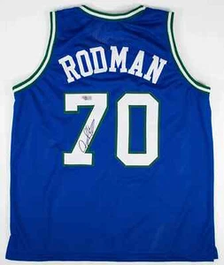 Dennis Rodman Signed Dallas Mavericks Jersey (PIA) His 2nd Choice of Jersey #'s - Picture 1 of 7