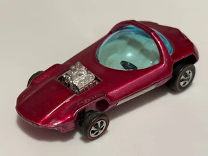 Vintage Hot Wheels Redline Silhouette HK RARO ROSA/BIANCO restaurato - Foto 1 di 11