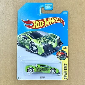 HOT WHEELS 2017 HW ART CARS ZOTIC #3/10 GREEN 135/165 - Bild 1 von 2