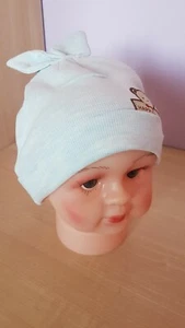 Baby boys hats 0-3 months, 100% Cotton Baby Caps With feature Ears. New. - Picture 1 of 4