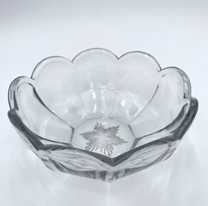 Antique Jefferson Glass Chippendale Krys-Tol Scalloped Serving Bowl - Picture 1 of 10