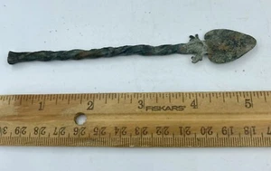 ANCIENT ROMAN BRONZE DECORATED MEDICAL INSTRUMENT CIRCA 200-300AD - Picture 1 of 7