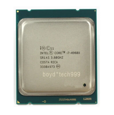Intel Core Extreme i7-4960X 3.6GHz SR1AS CPU LGA2011 3600 MHz Six Core Processor - Image 1 of 4