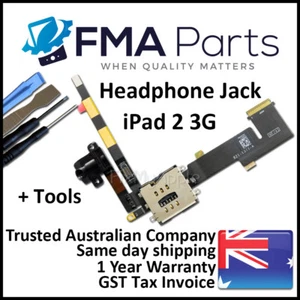 iPad 2 3G OEM Headphone Jack Sim Card Slot Reader Flex Cable Replacement Tools - Picture 1 of 4