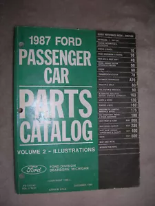 1987 ford car parts catalog - Picture 1 of 2
