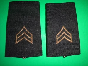 Paar US Army SERGEANT kleine Schulterklappen - Bild 1 von 3