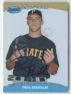 2004 Bowman's Best #BB-PM Paul Maholm - Imagem 1 de 2