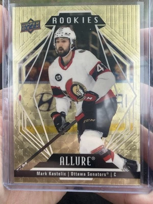 2022-23 Upper Deck Allure Rookies Mark Kastelic #102 Golden Treasures /1 (RC) - Image 1 of 2