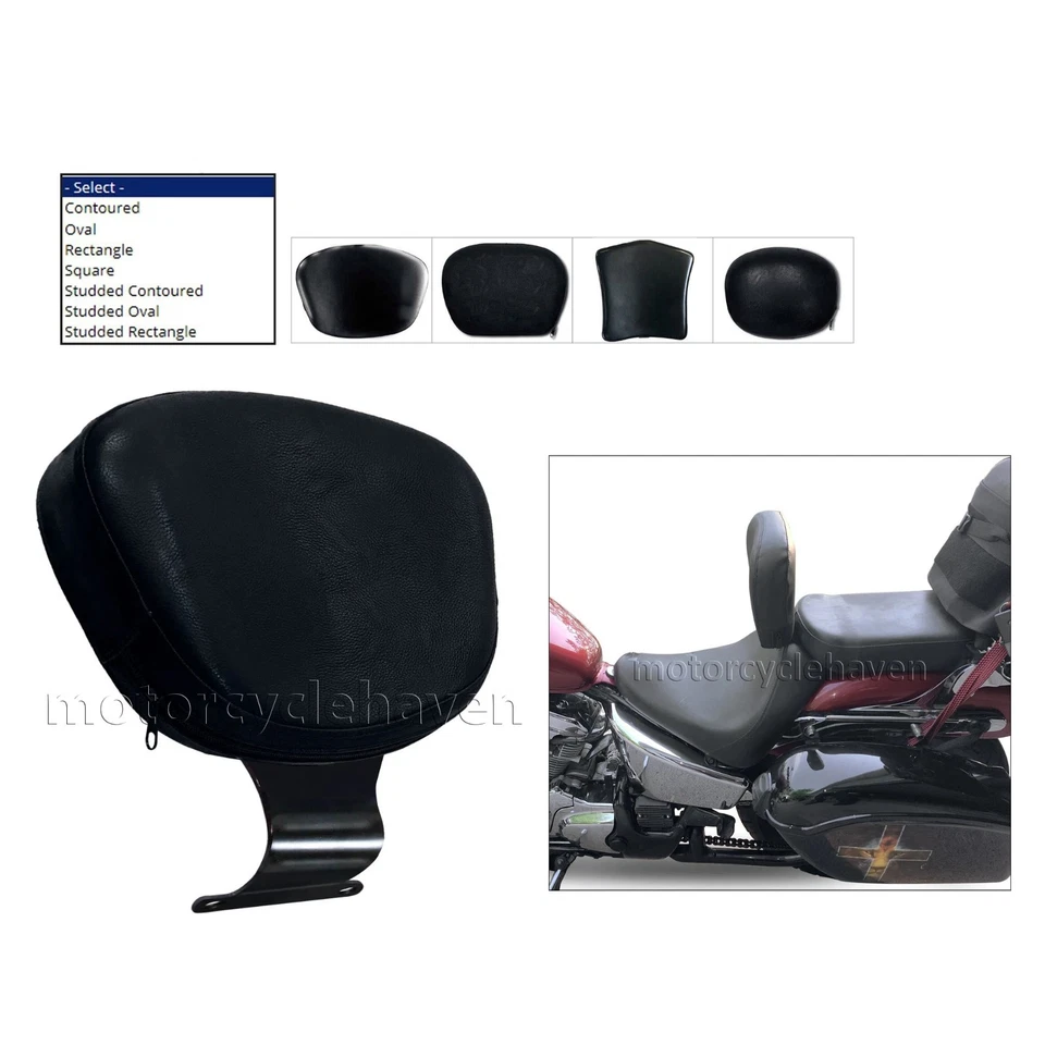 Juego de almohadillas de respaldo de conductor para motociclista Honda VTX 1300 VTX 1800 R S Foto 1 de 4