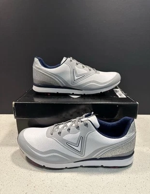 Tenis de golf para mujer talla 11 Callaway Solaire gris plata brillo CGW100WN Foto 1 de 4