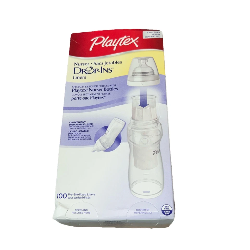 Forros para bebé Playtex 8-10 oz 87 unidades caja abierta Foto 1 de 1