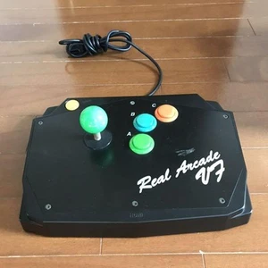 Custom Modded Sega Genesis 3 Button Arcade Stick Controller From Japan - Picture 1 of 24