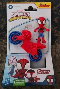Marvel Spidey and His Amazing Friends Motorrad Spider-Man Disney JUNIOR - Bild 1 von 2