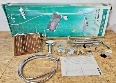 hansgrohe Crometta E - wassersparendes Duschsystem EcoSmart mit Thermostat Chrom - Bild 1 von 4