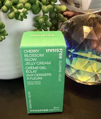 Крем желе INNISFREE Cherry Blossom Glow ~ 15 мл/0,5 жидких унции ~ мини/путешествия ~ срок годности: 01/27 - Изображение 1 из 4