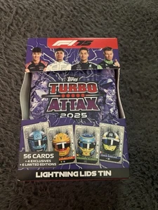 Topps F1 Turbo Attax 2025 Mega Tin (Lightning Lids) - Picture 1 of 1
