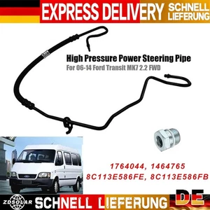 Hochdruck Servolenkung Rohr & Mutter schlauch Für 06-14 Ford Transit MK7 VAN 2.2 - Bild 1 von 18