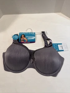 Vanity Fair Womens 38D Illumination Zoned-in Support Full Figure Bra-Steele/Gray - Picture 1 of 7